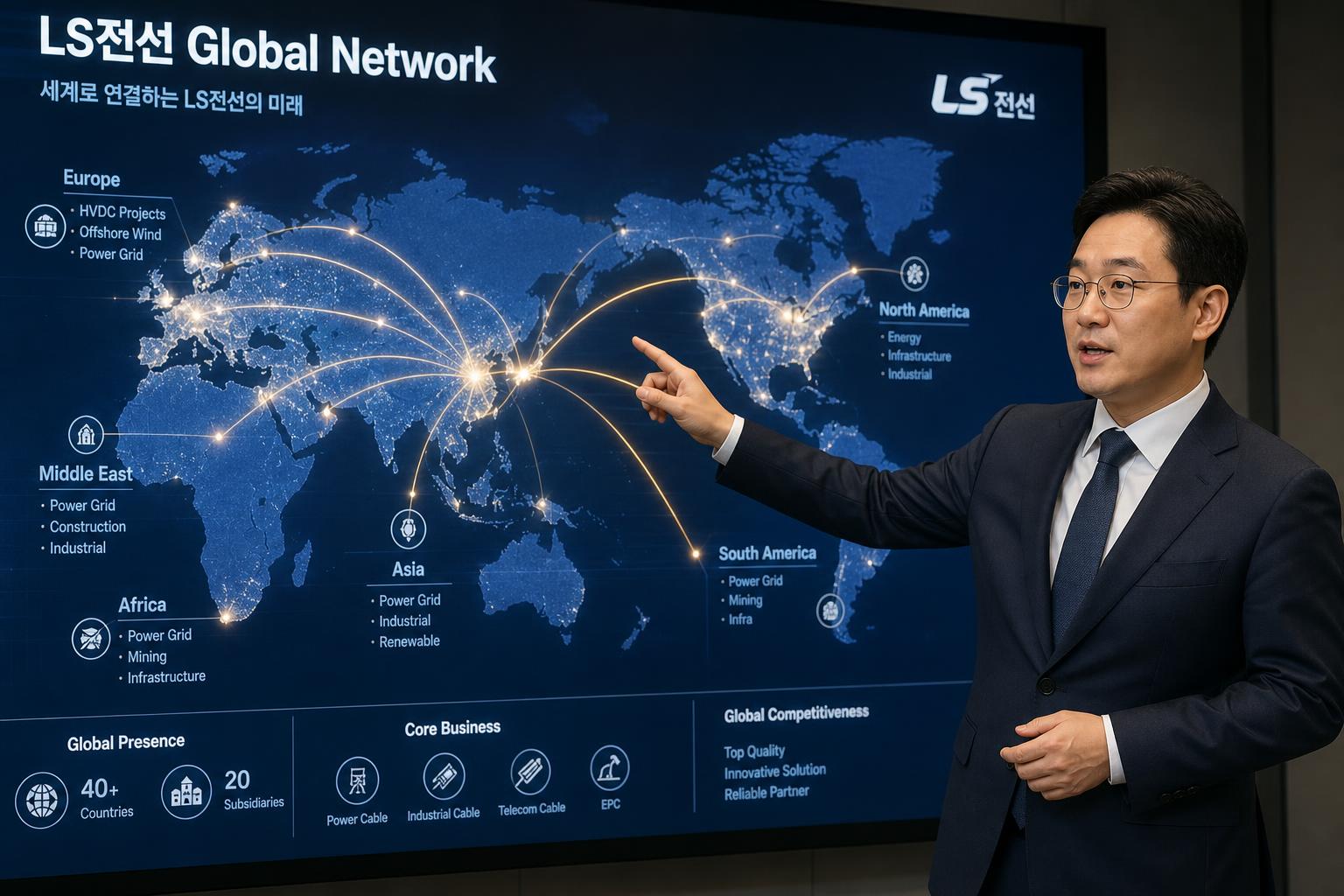 세계로 뻗어나가는 LS전선: 글로벌 전략은?