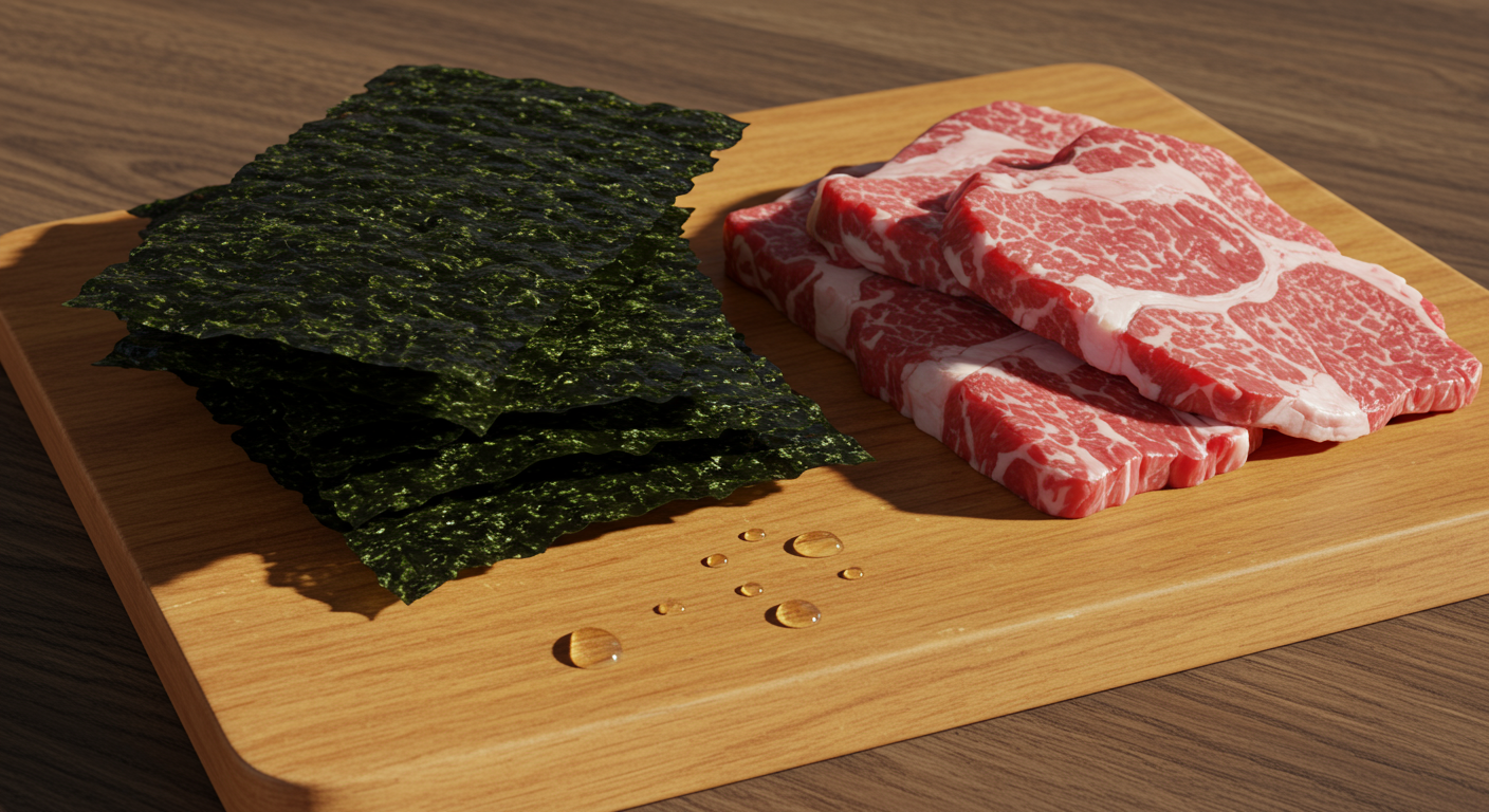 맛있는 미역국을 위한 재료 준비! 🥩