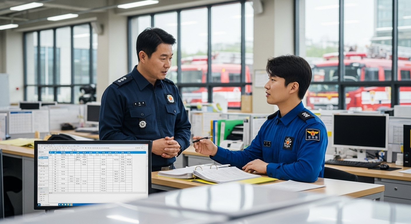 소방위(6급) 및 소방경(5급) 직급별 상세 봉급표 (1~15호봉)