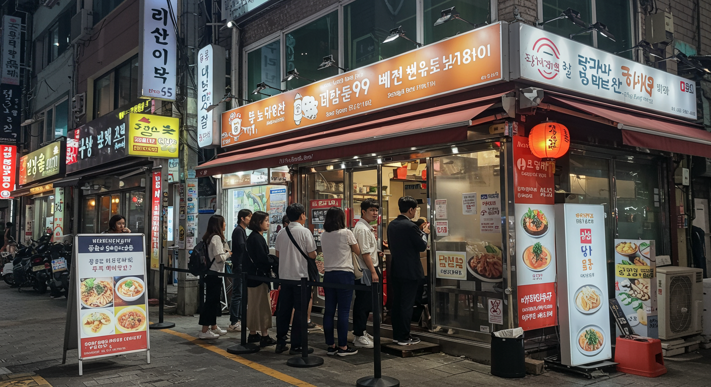 선릉역 오징어볶음, 왜 이렇게 인기 많아요?