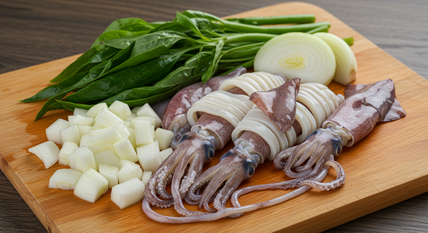 신선함의 비밀! 오징어볶음 맛의 비법은?