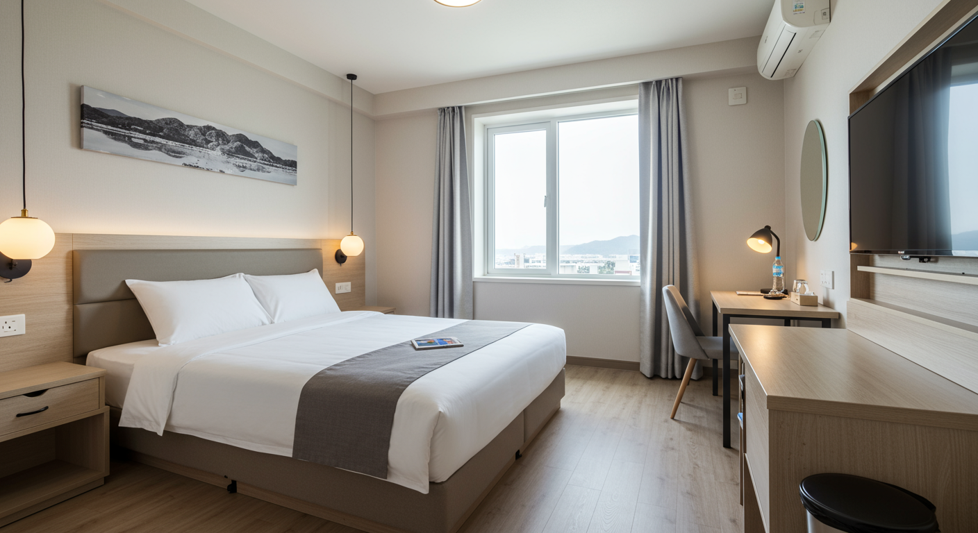 다양한 객실과 깔끔한 시설로 편안하게!