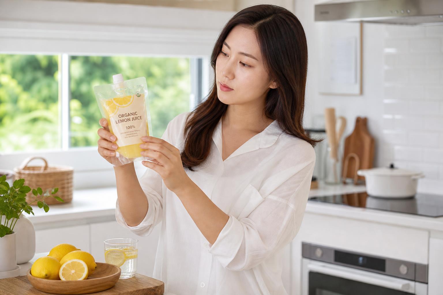 이게 다 레몬 100%? 홀베리레몬즙의 착한 성분