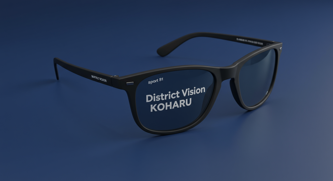 디스트릭트 비전 코하루: 운동선수를 위한 특별한 선글라스