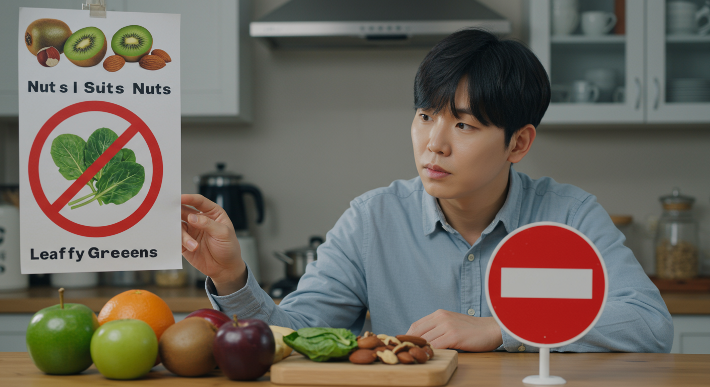 검사 4일~3일 전, 이건 절대 피하세요!