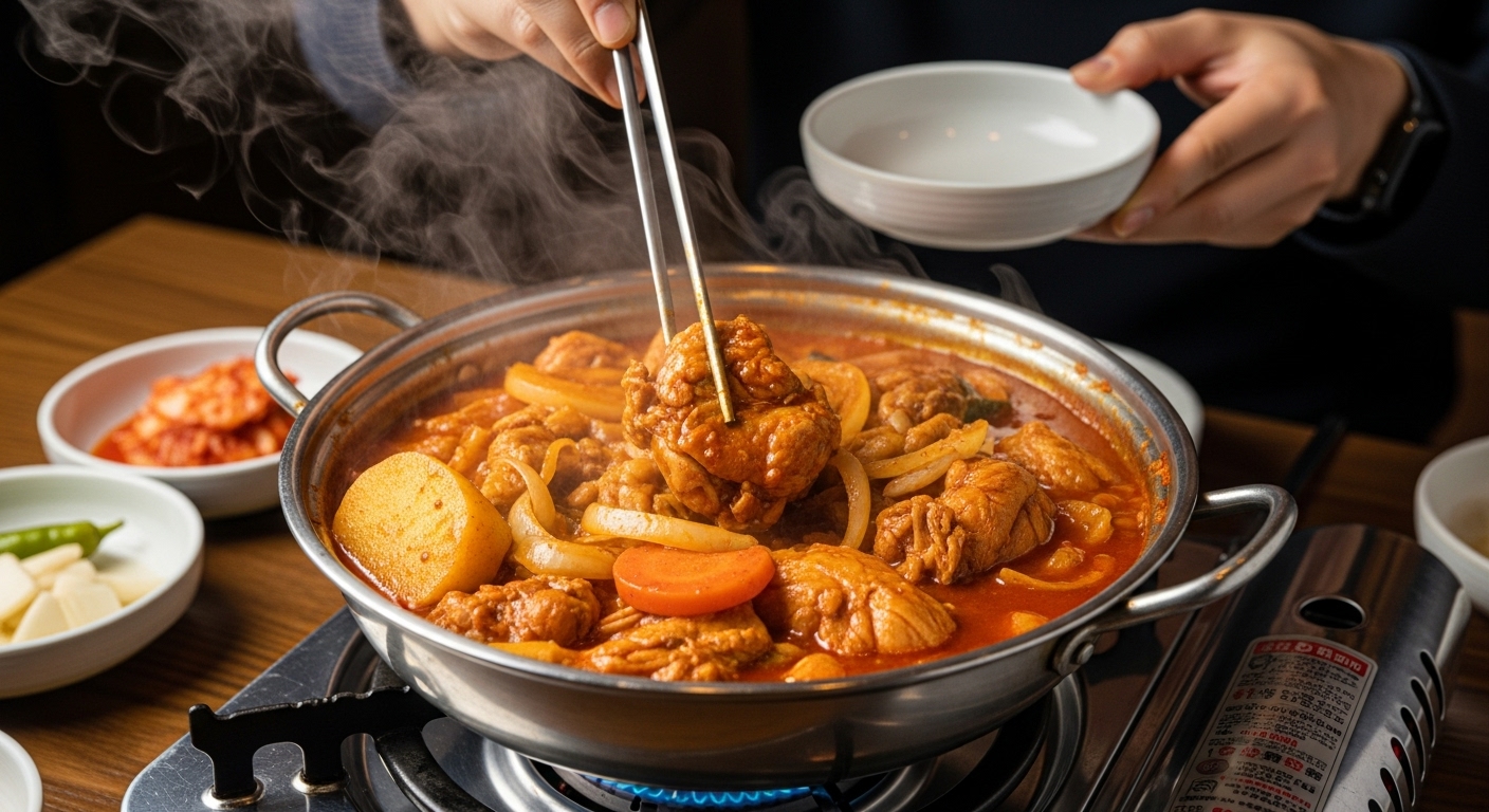 맛있는 닭볶음탕, 어떻게 먹는 게 좋을까요? 😋