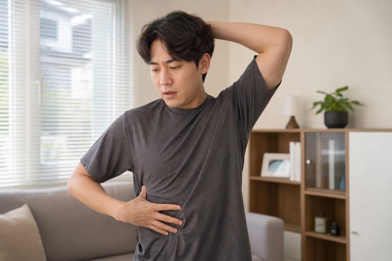가장 흔한 원인: 근골격계 문제