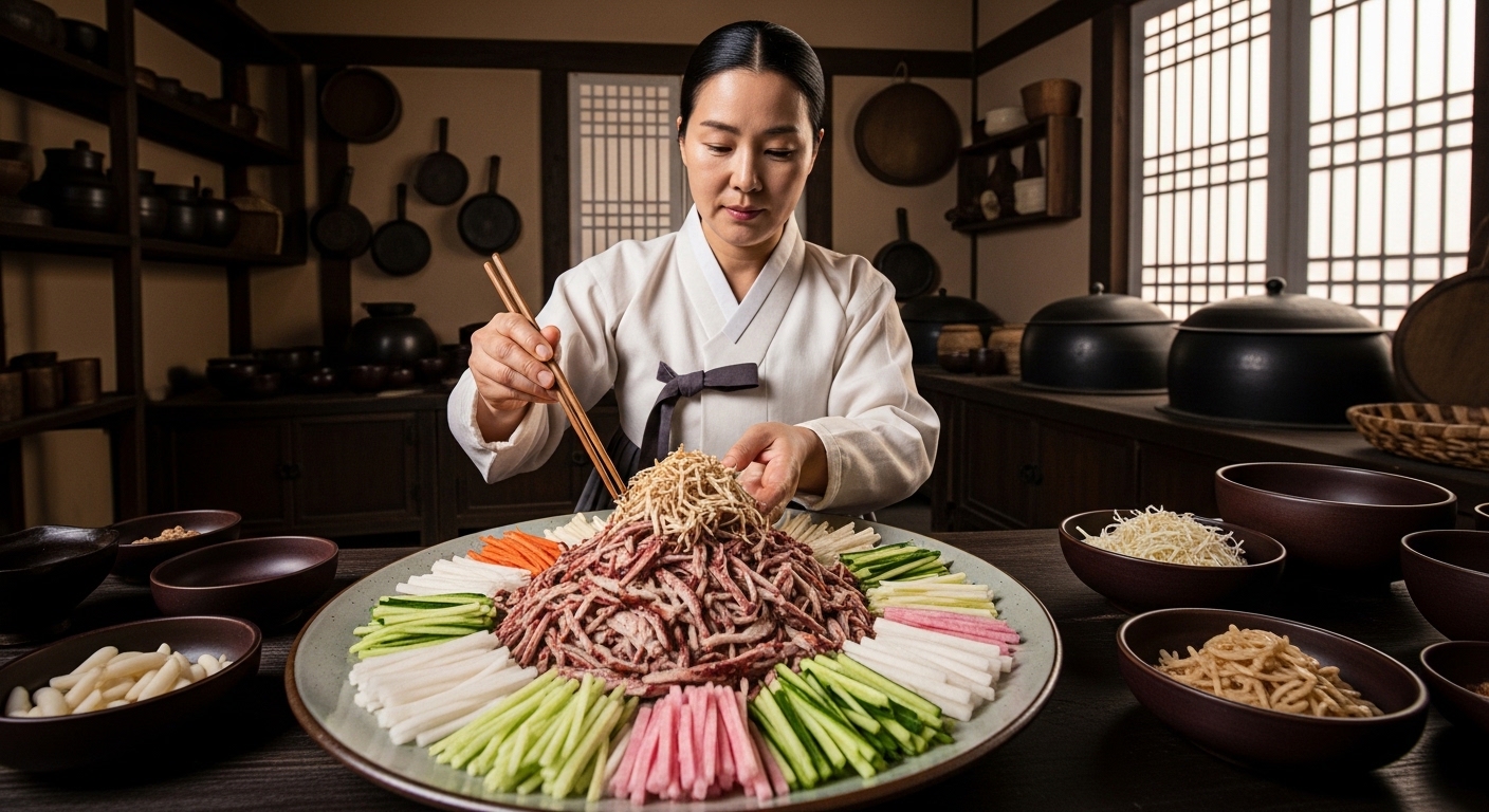 당면 없는 잡채, 어떤 모습이었을까요?