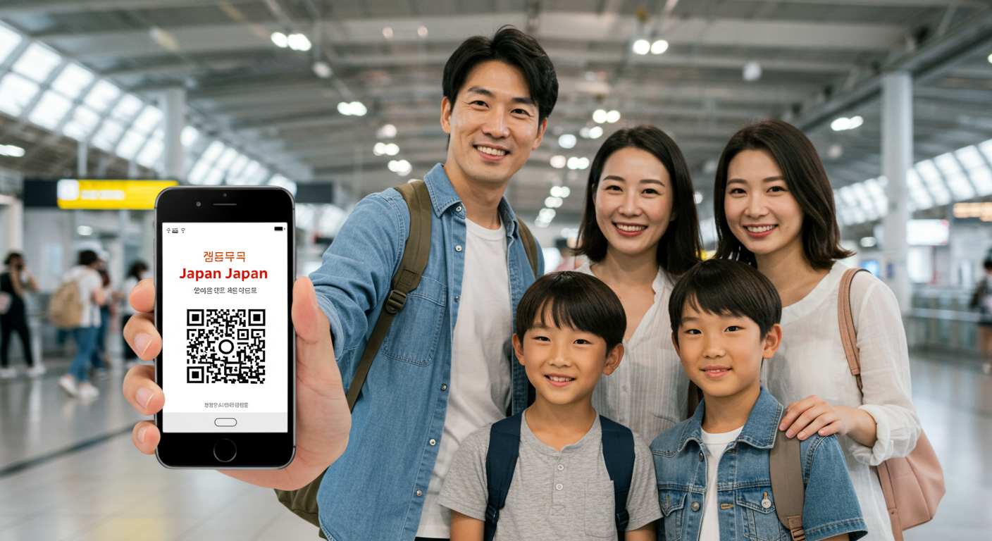 비짓재팬의 편리한 기능들 (가족도 함께 등록해요!)