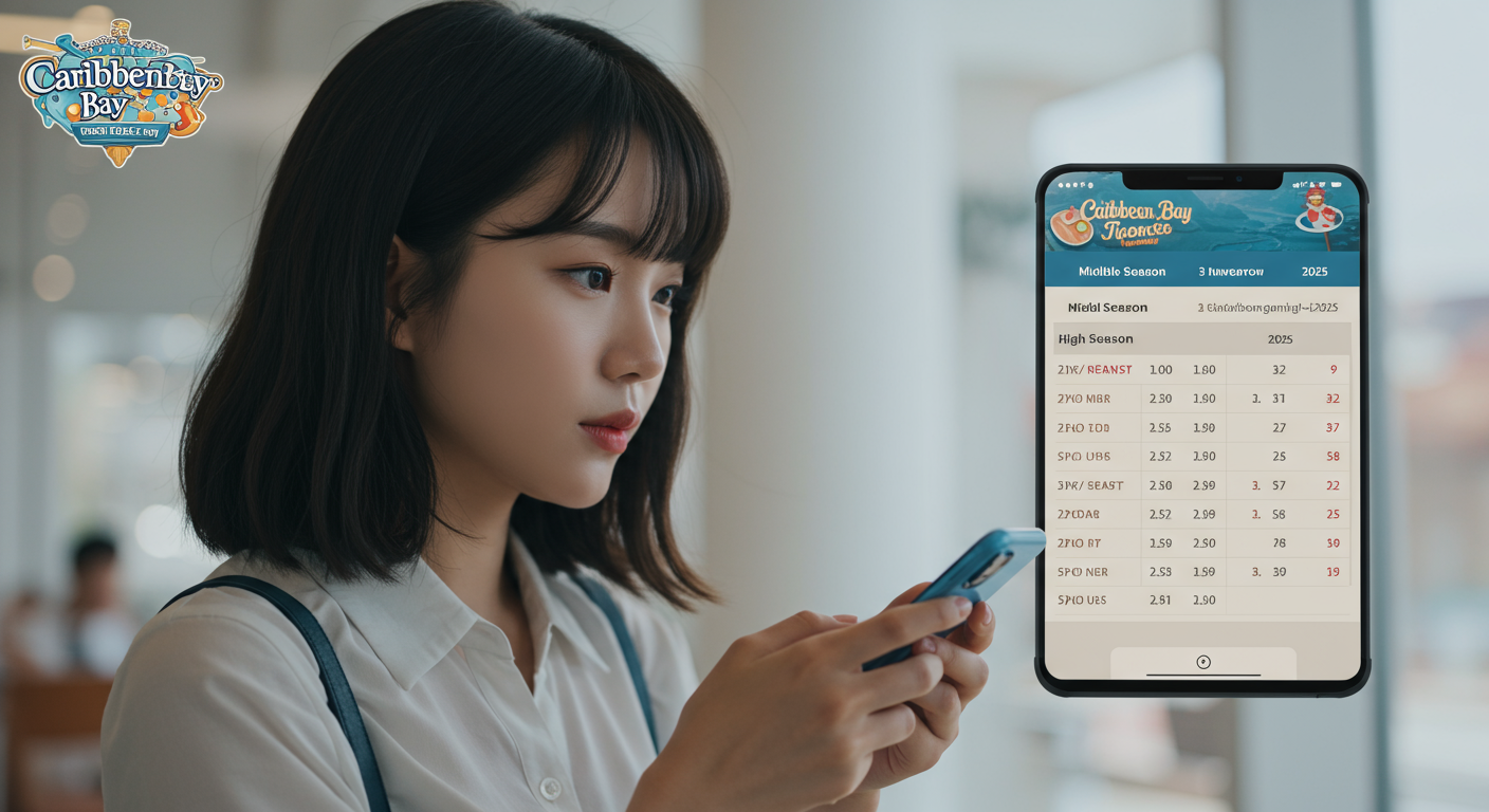 2025년 캐리비안베이 시즌별 가격, 미리 확인해요!