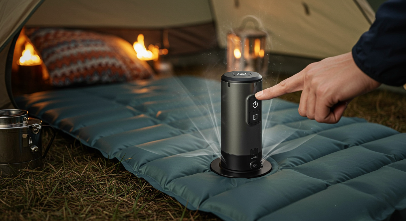 버튼 하나로 끝! 혁신적인 내장 에어펌프의 비밀