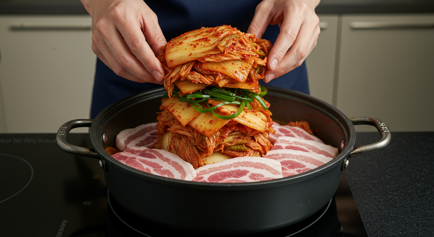 백종원 셰프처럼 목살김치찜 만드는 방법!