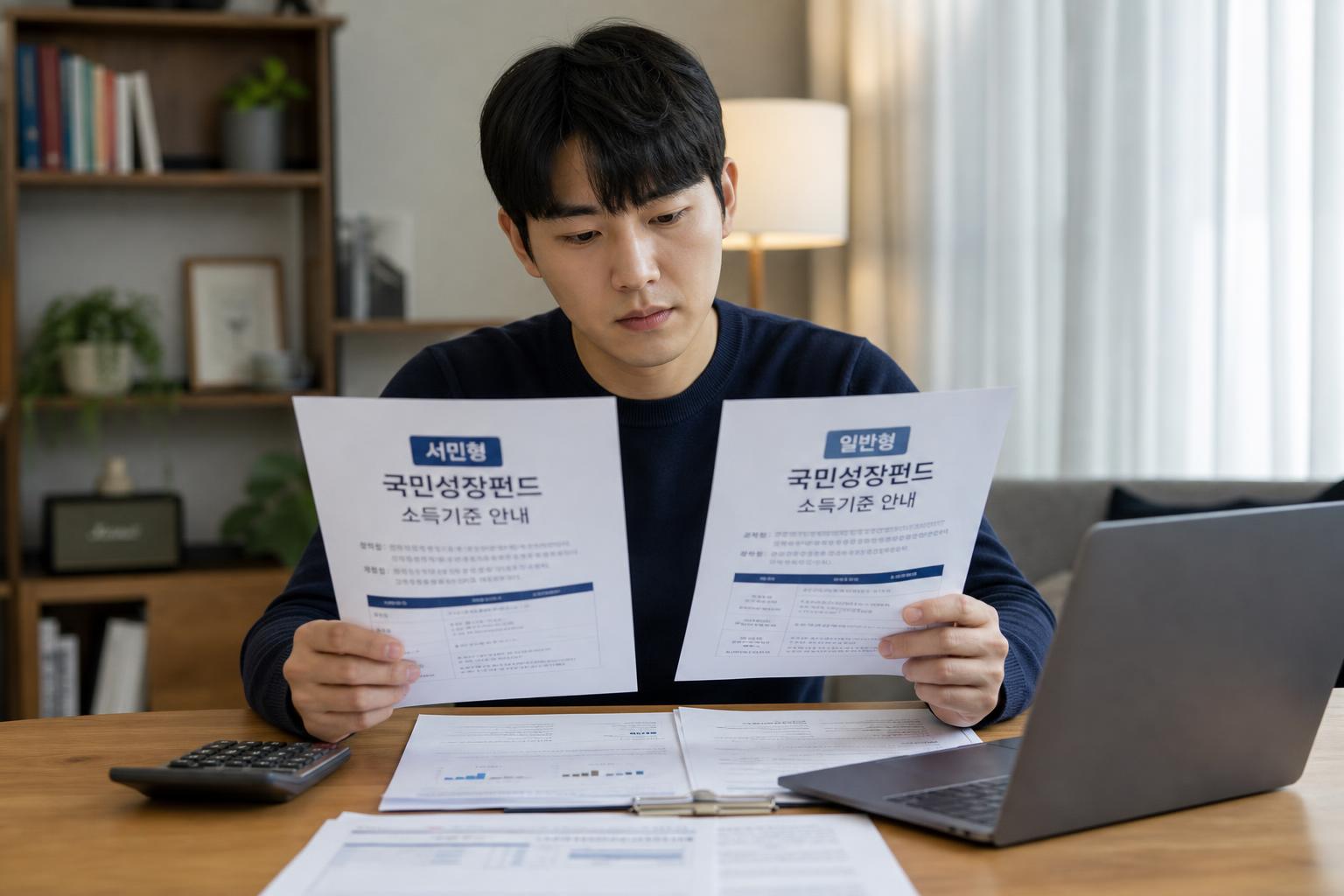 서민형과 일반형, 어떤 차이가 있나요? (소득 기준별 조건)