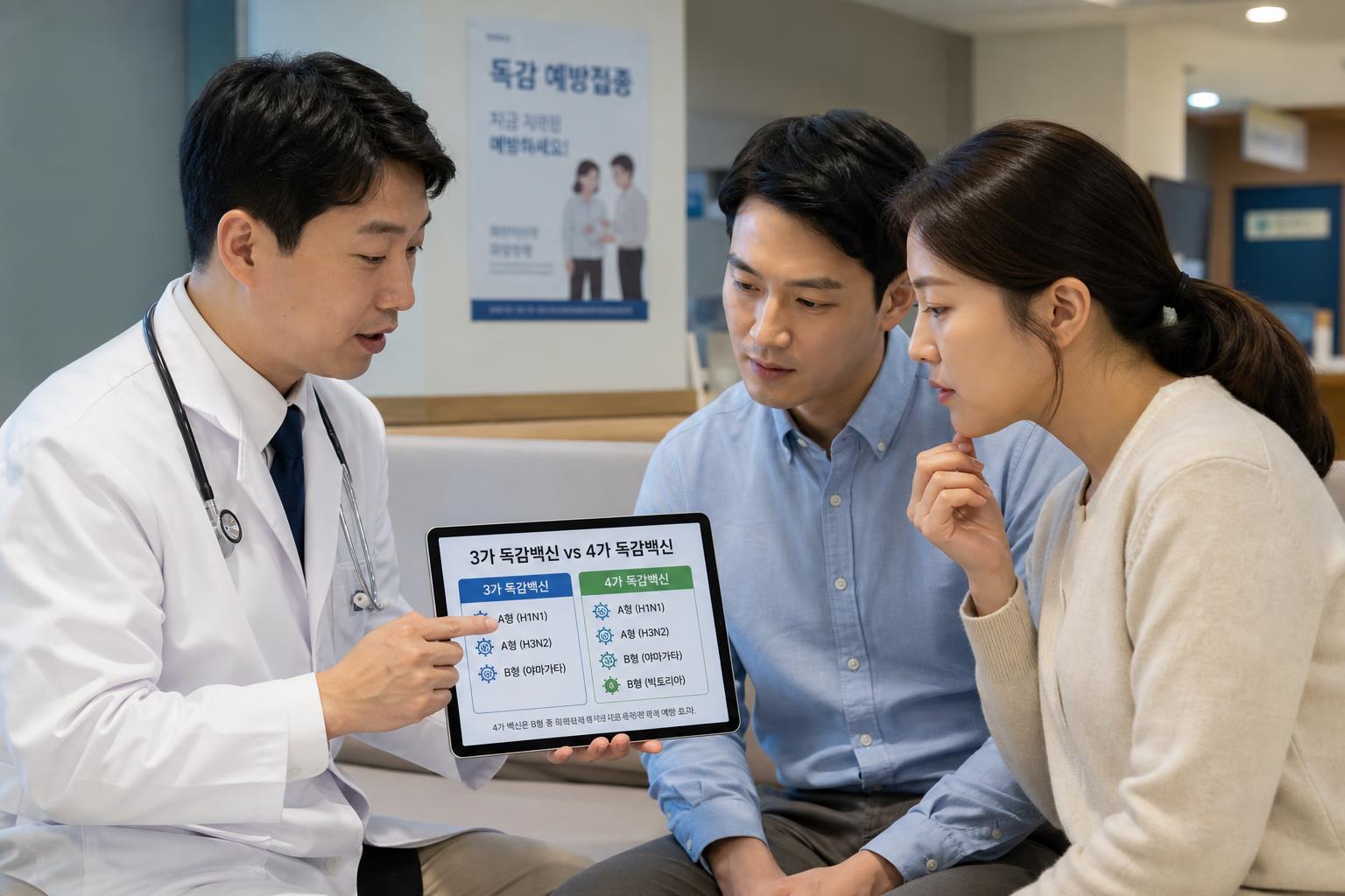 3가 백신과 4가 백신, 구성과 효능 차이점은?