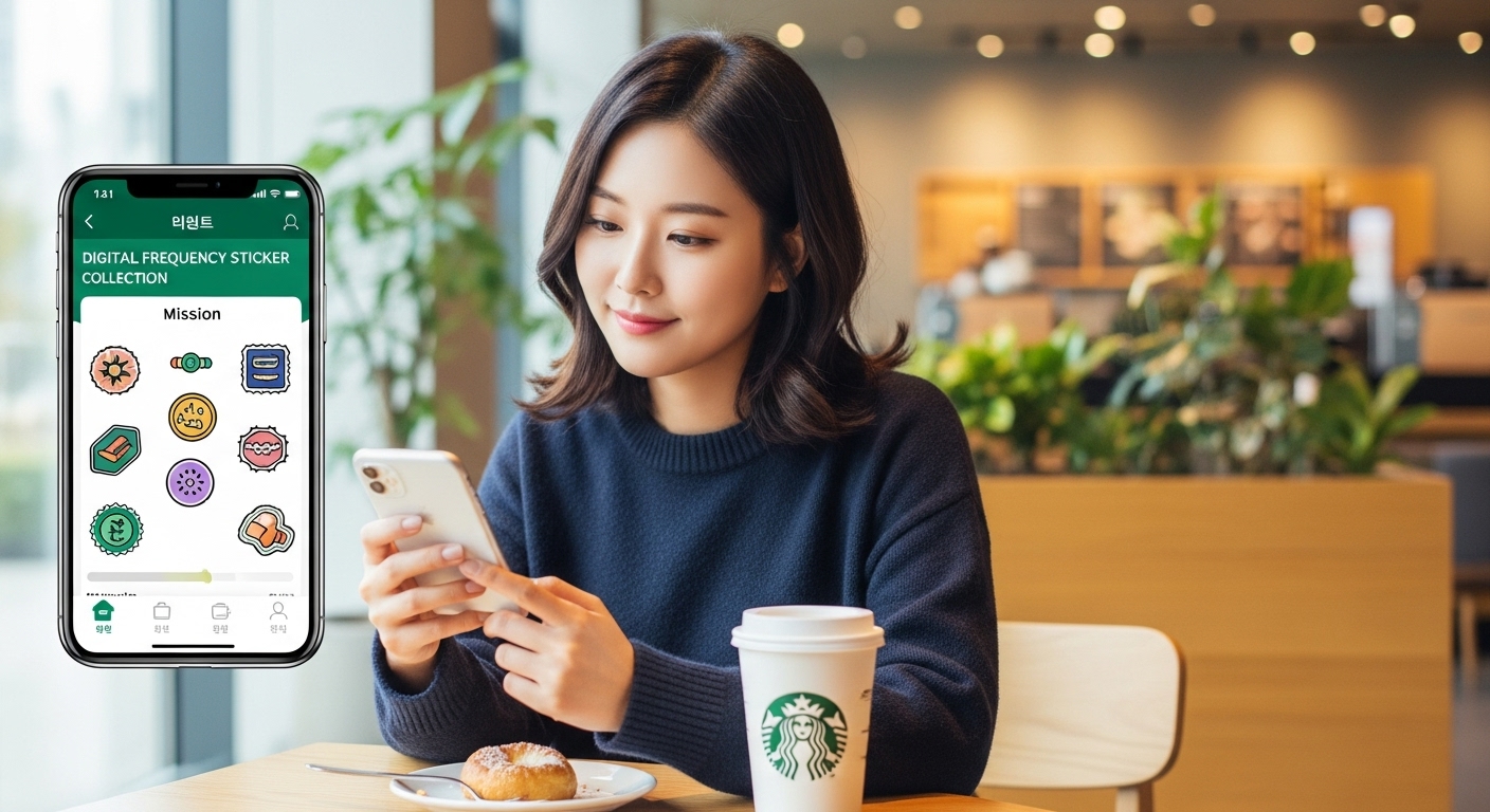 프리퀀시 적립 방법과 미션 음료