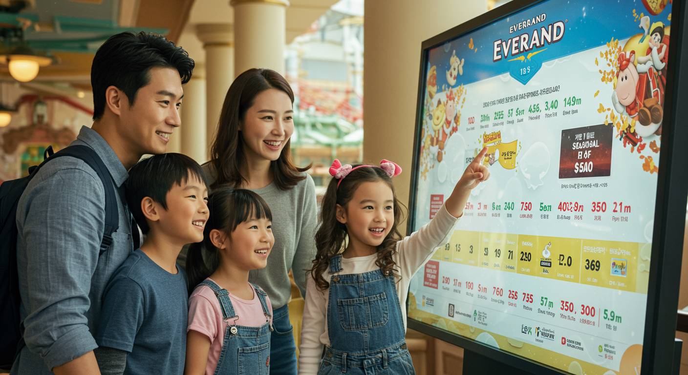 에버랜드 입장권, 시즌별 가격부터 알아봐요! (2025년 기준)