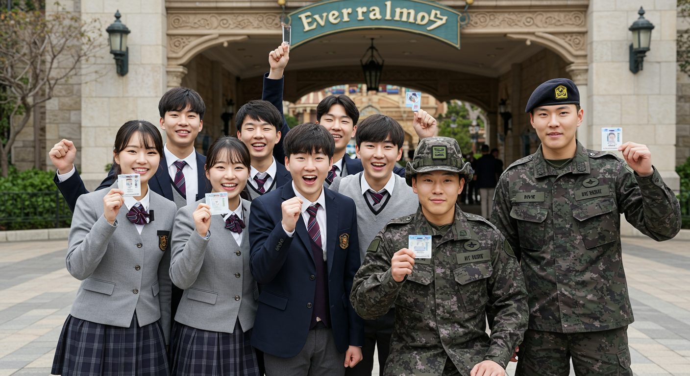 학생, 단체, 군인이라면 에버랜드 할인 놓치지 마세요!