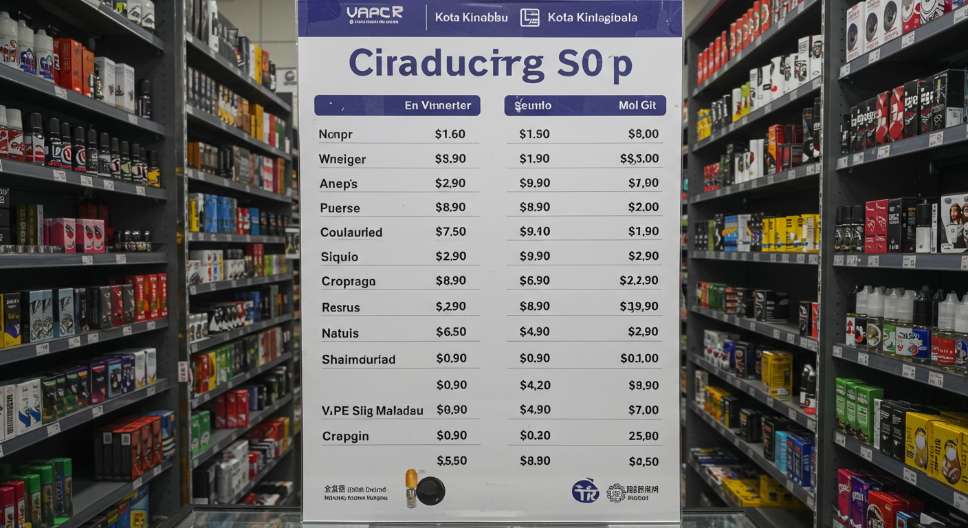 현지 전자담배 가격, 한국과 비교하면 어떨까요?