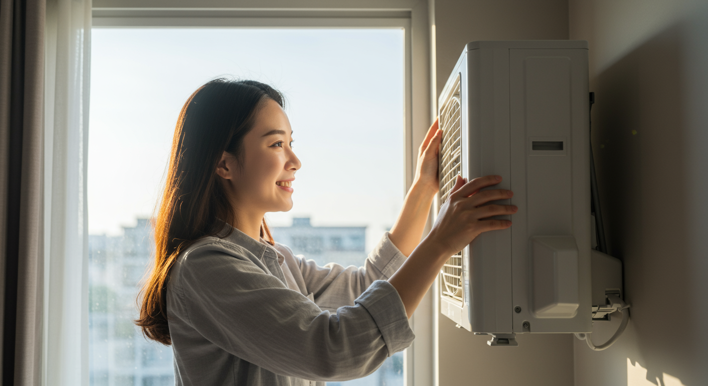 창문형 에어컨의 똑똑한 장점들!