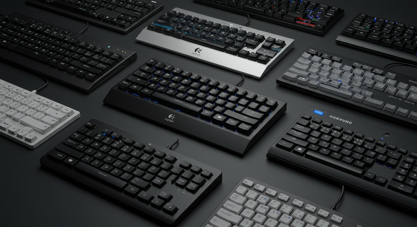 인기 브랜드와 대표 키보드 모델