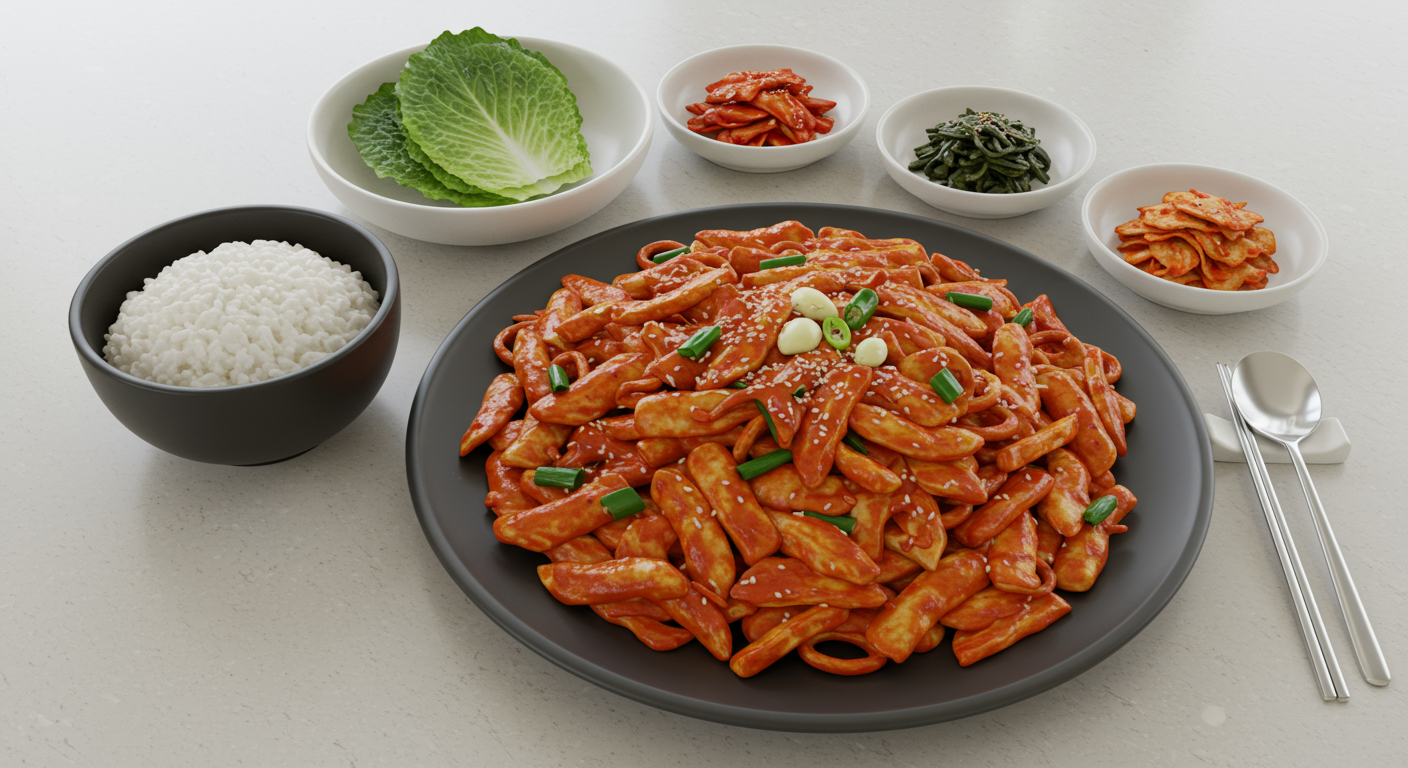 착한 가격에 든든하게! 수원 오징어볶음 가성비 탐구