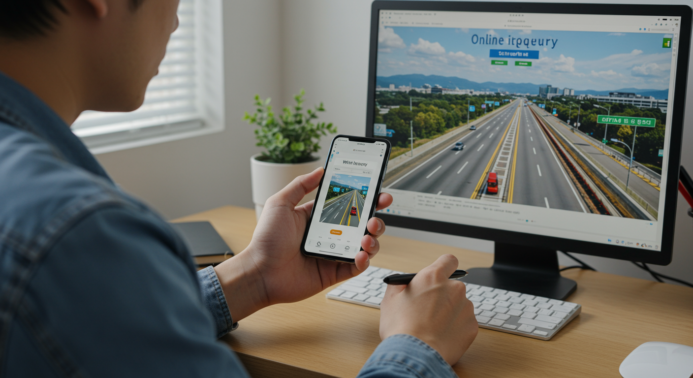 온라인으로 고속도로 통행료 조회하는 방법