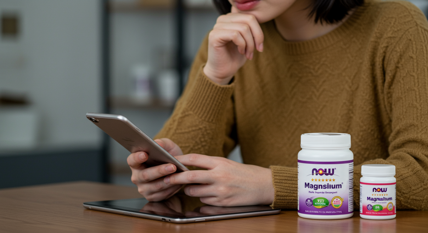 진솔한 소비자 후기, 나우푸드 마그네슘은 어땠을까요?