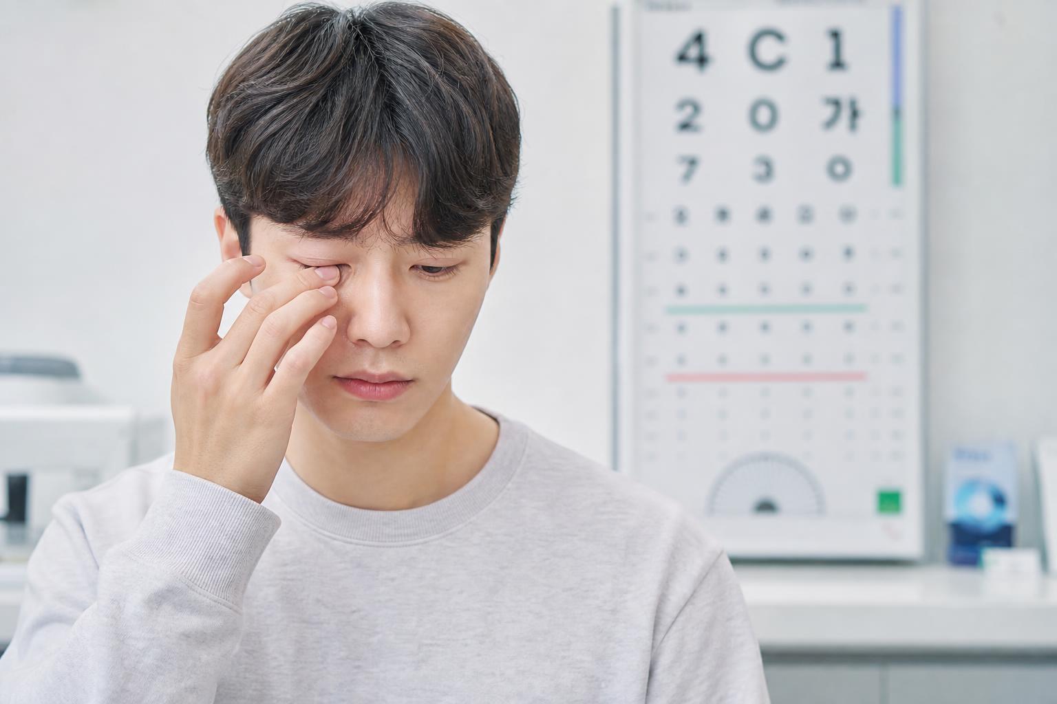 임상 증상과 경과: 흰다리새우 눈병이 유발하는 안구 손상 패턴