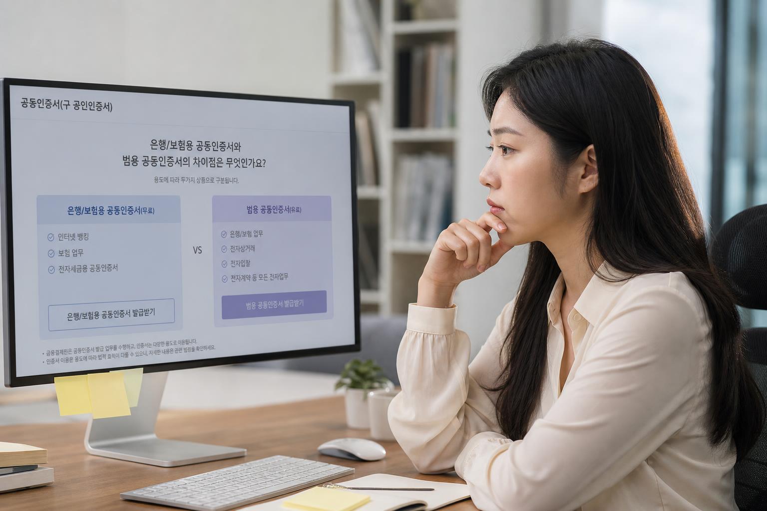 나에게 맞는 공동인증서 종류 선택하기