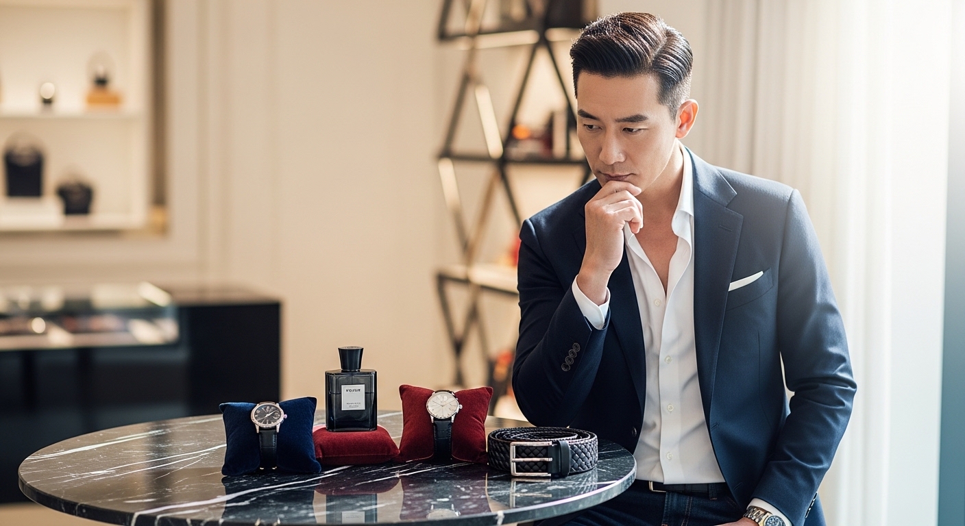 40대 남자 선물, 왜 20만원대 명품을 찾을까요?