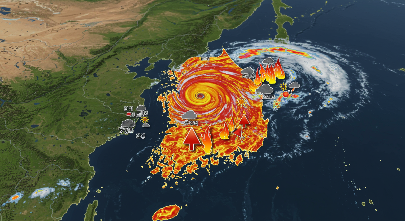 태풍과 폭염까지 함께? 복합적인 위험 요소들 ⚡
