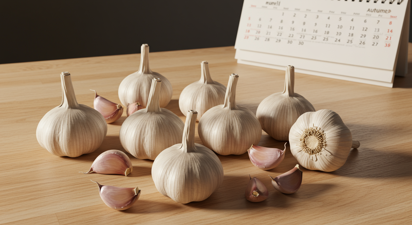 우리 마늘, 언제 심어야 할까요? (품종별 시기)