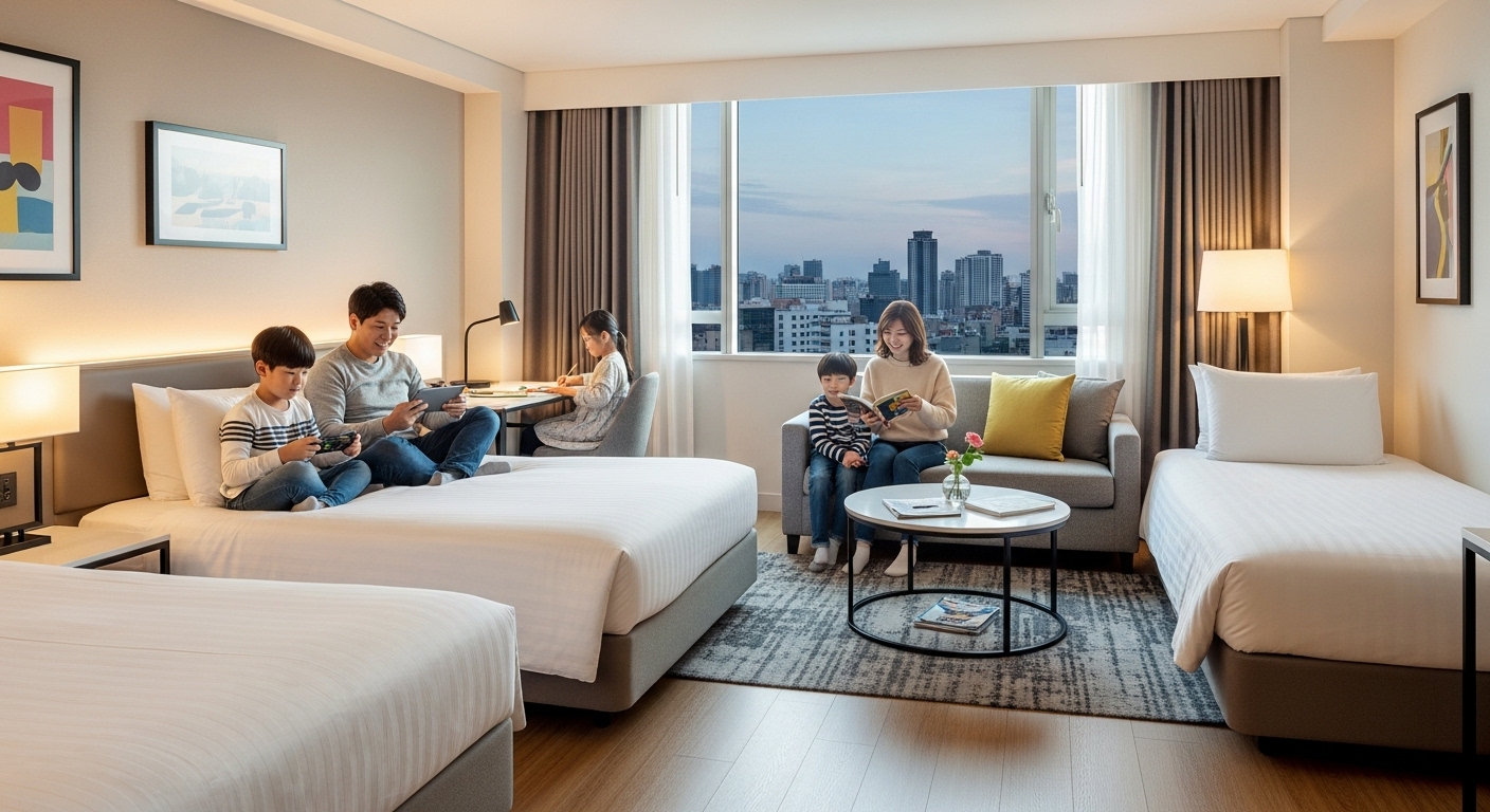 가족 여행 맞춤! 소노캄 경주 패밀리 객실 자세히 알아보기