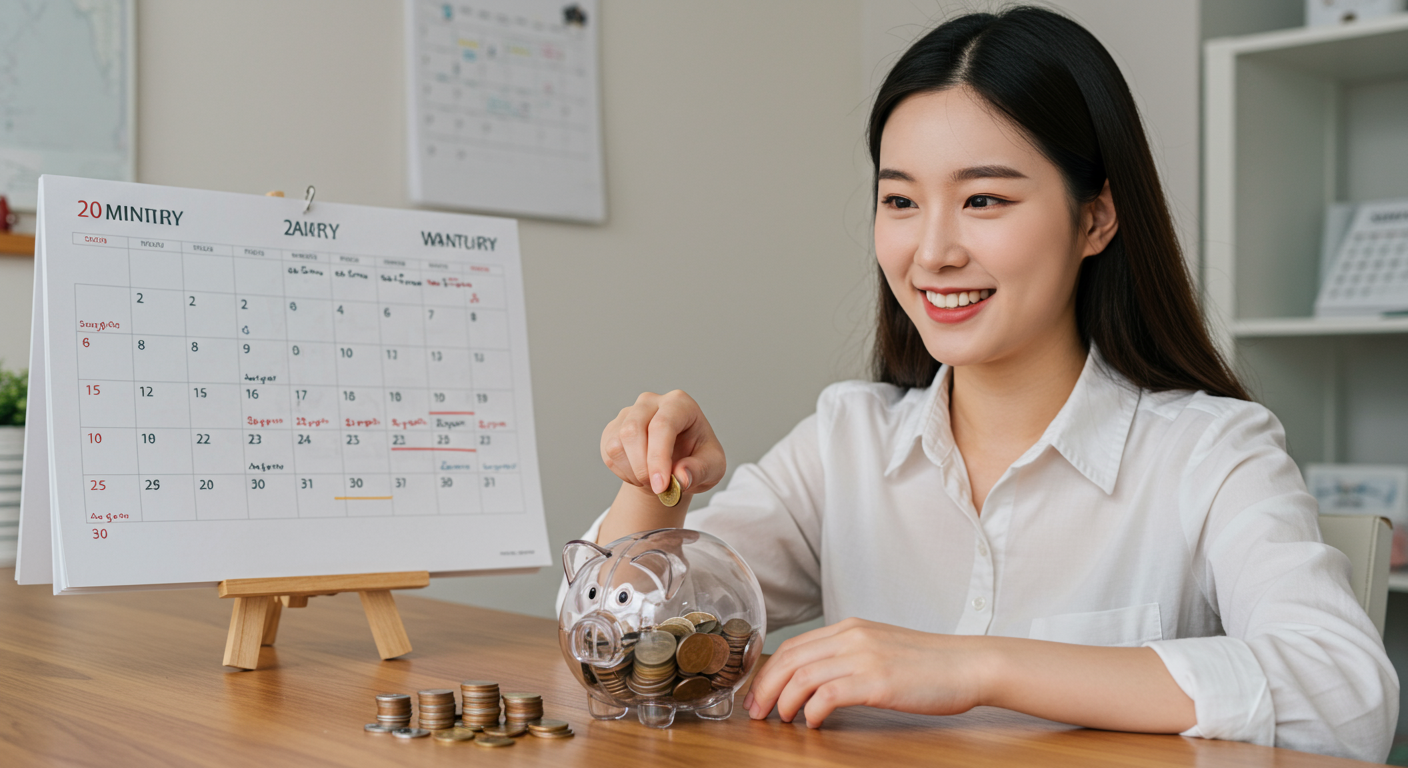매달 얼마나 저축하고, 어떤 방식으로 할까요?