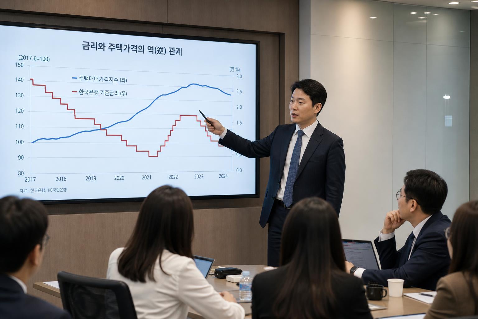 통화정책과 주택가격의 구조적 관계: 기준금리 상승 → 집값 하락 메커니즘