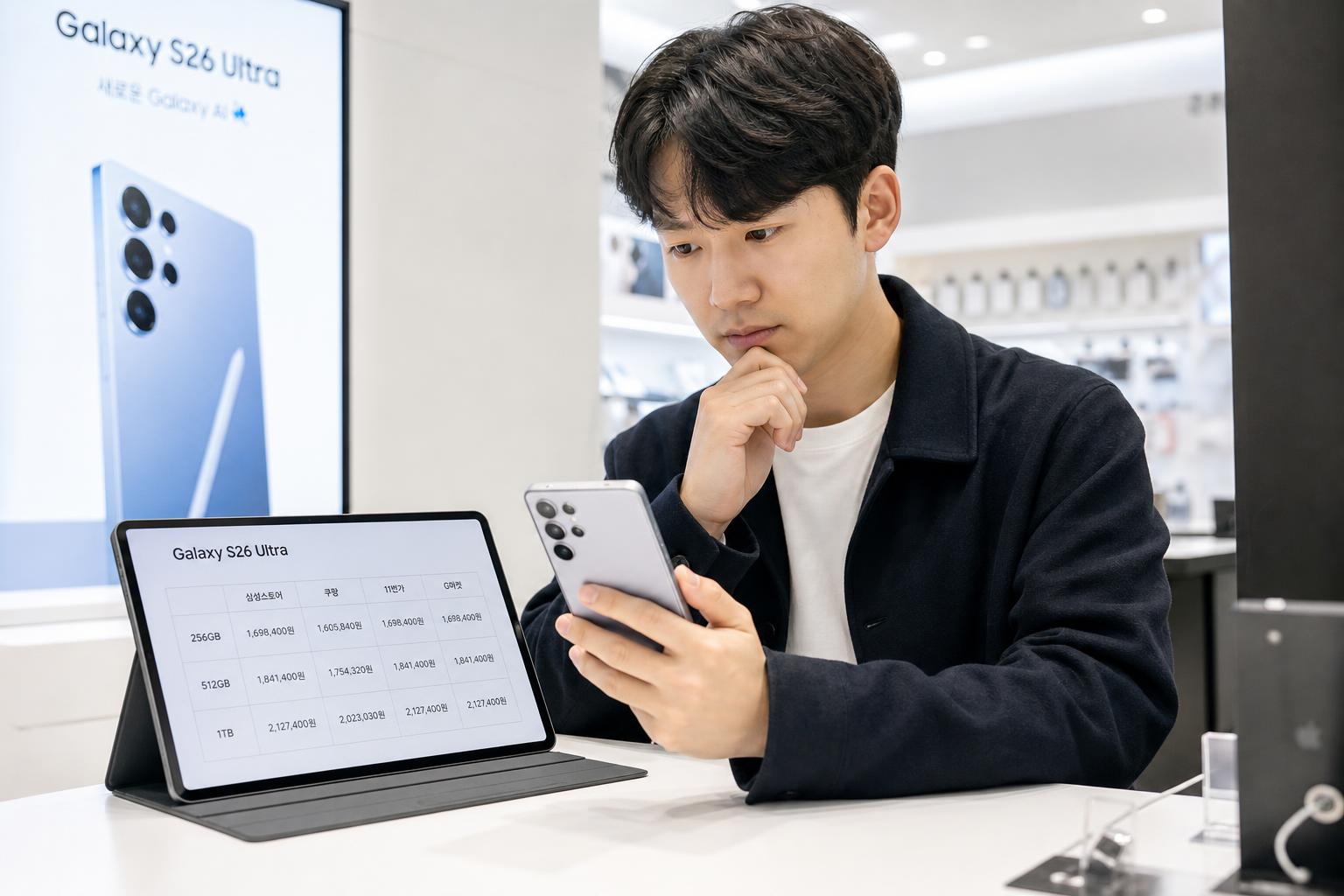 갤럭시 S26 울트라, 가격과 용량은 어떻게 될까요?