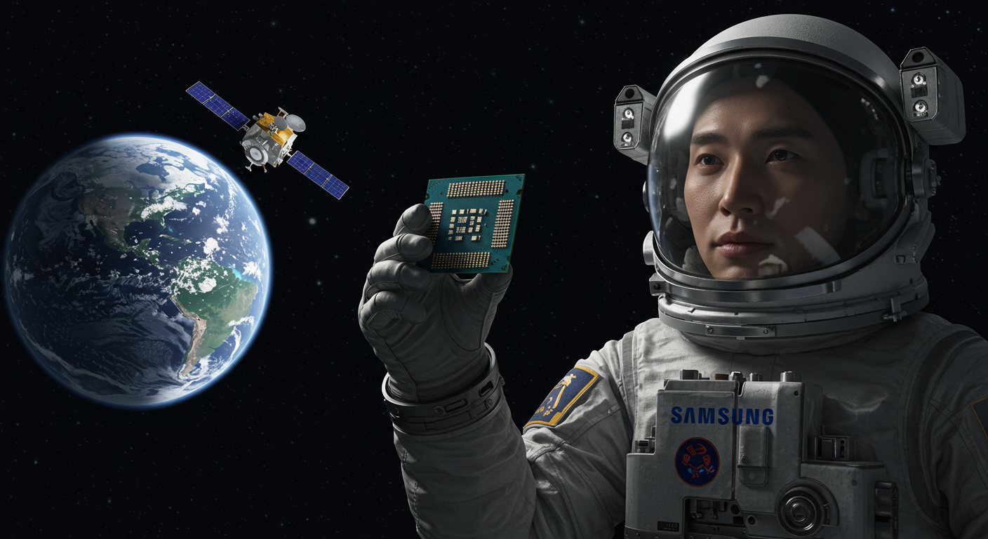 나라스페이스와 함께, 삼성 반도체 우주로 갑니다!