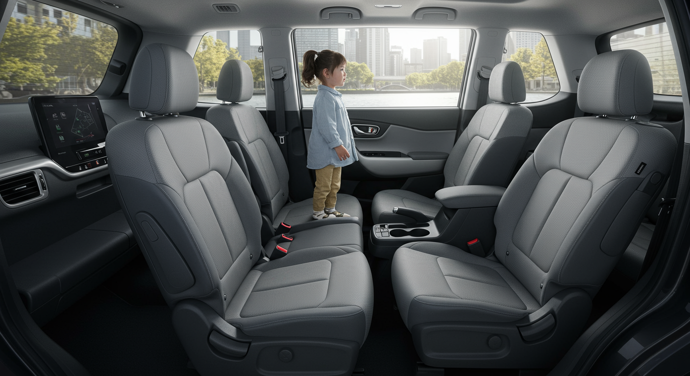 우리 가족에게 딱! PV5 7인승 실내 공간의 비밀