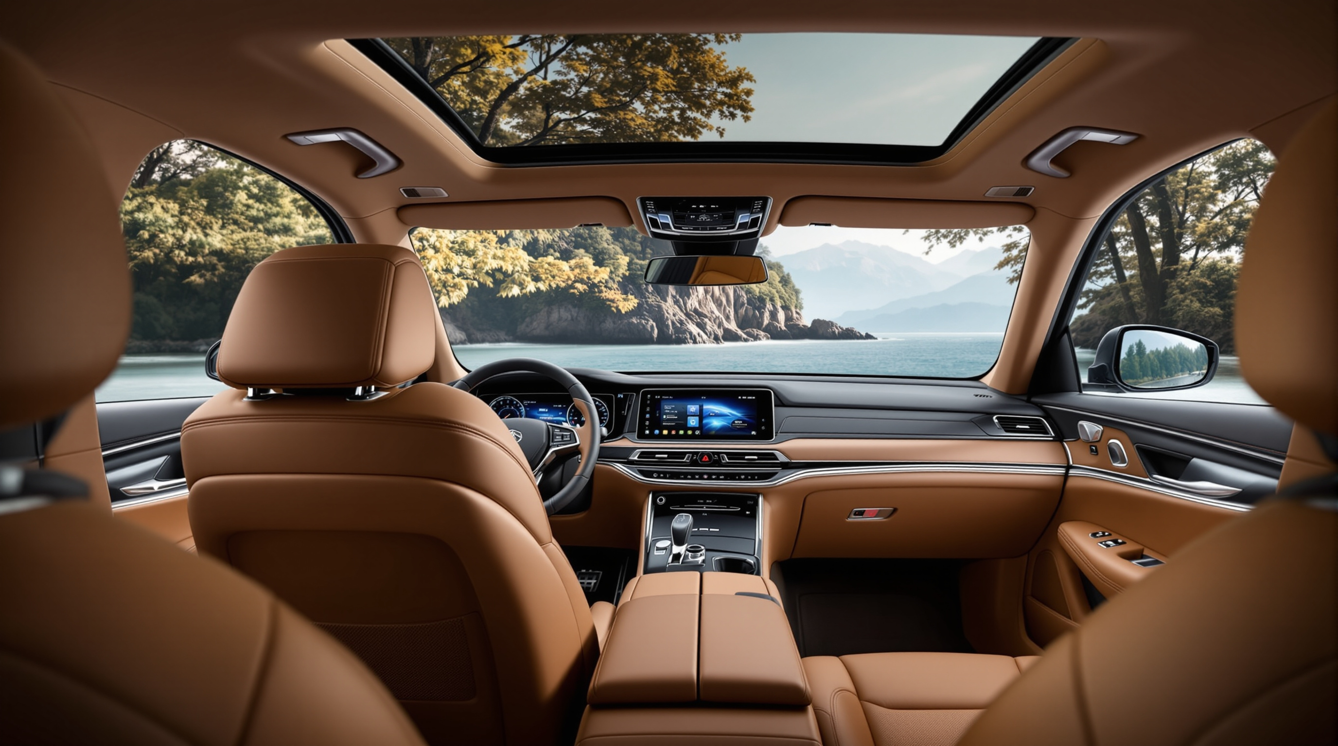 GV70 실내는 어떨까요? (고급스러운 인테리어와 편의사양)