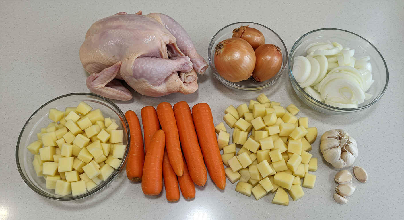 맛있는 닭볶음탕 황금레시피 핵심 재료 준비!