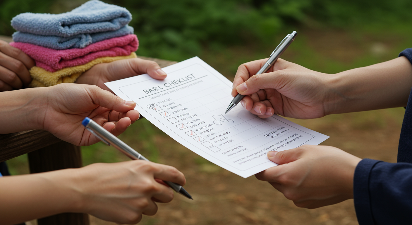 장흥 참숯가마, 기본 준비물 체크리스트!