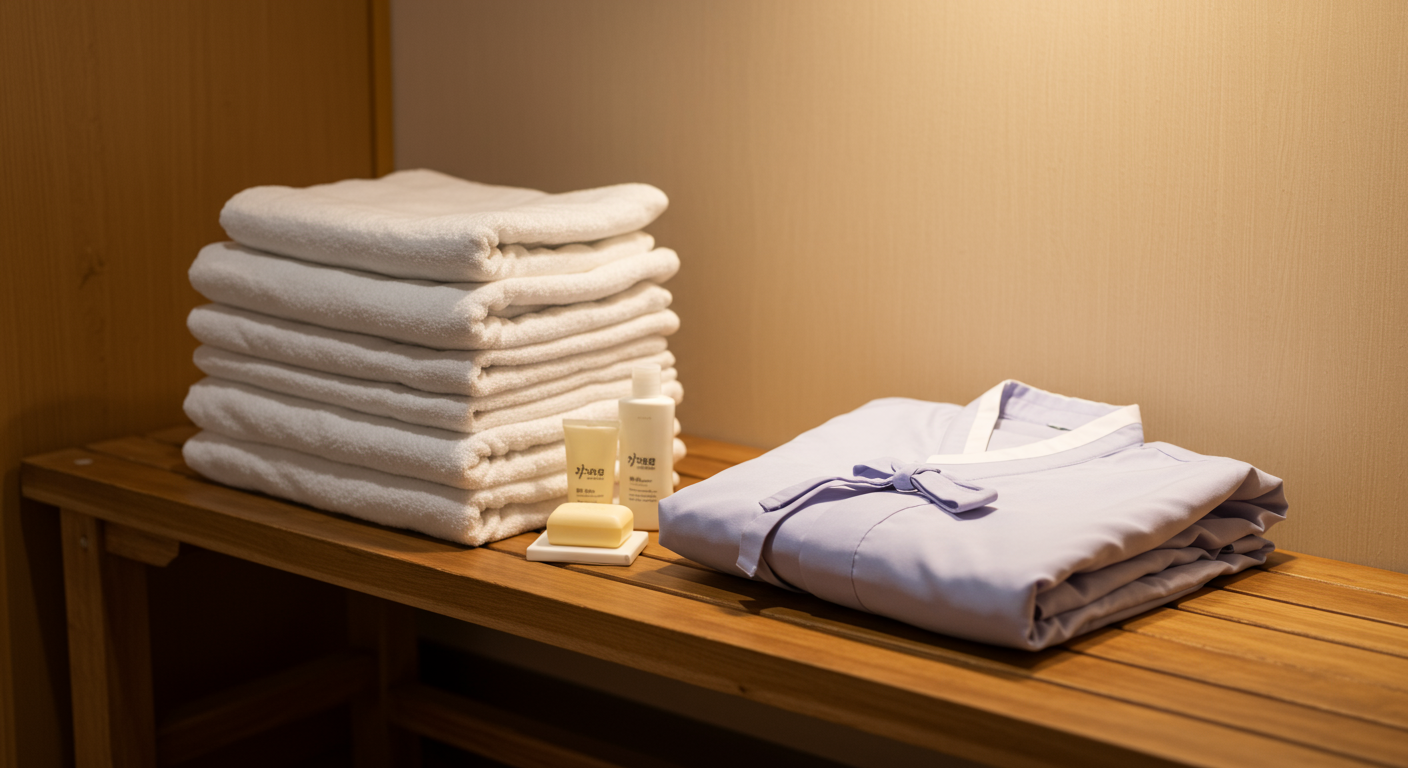 뜨끈한 찜질방을 위한 필수품!