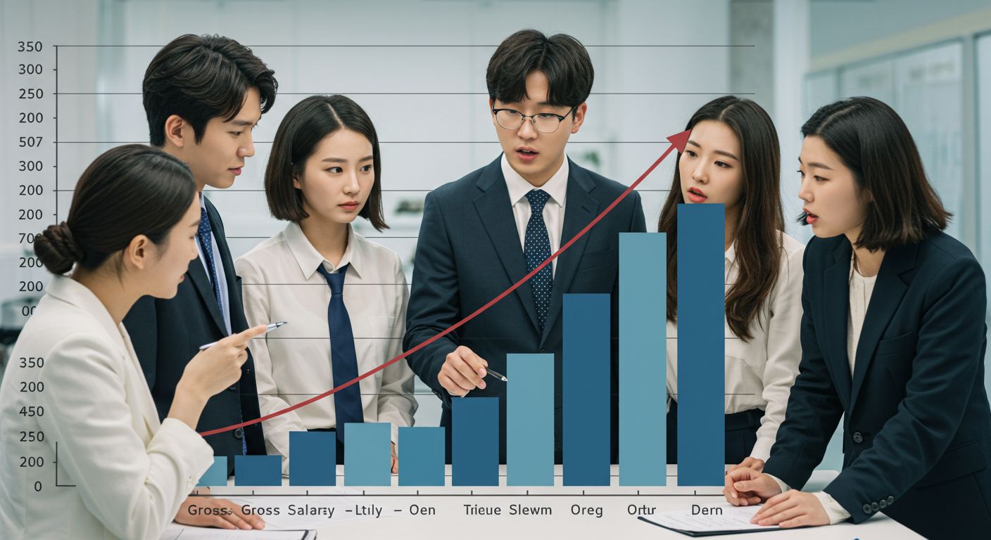 연봉이 높아도 실수령액이 덜 오르는 이유