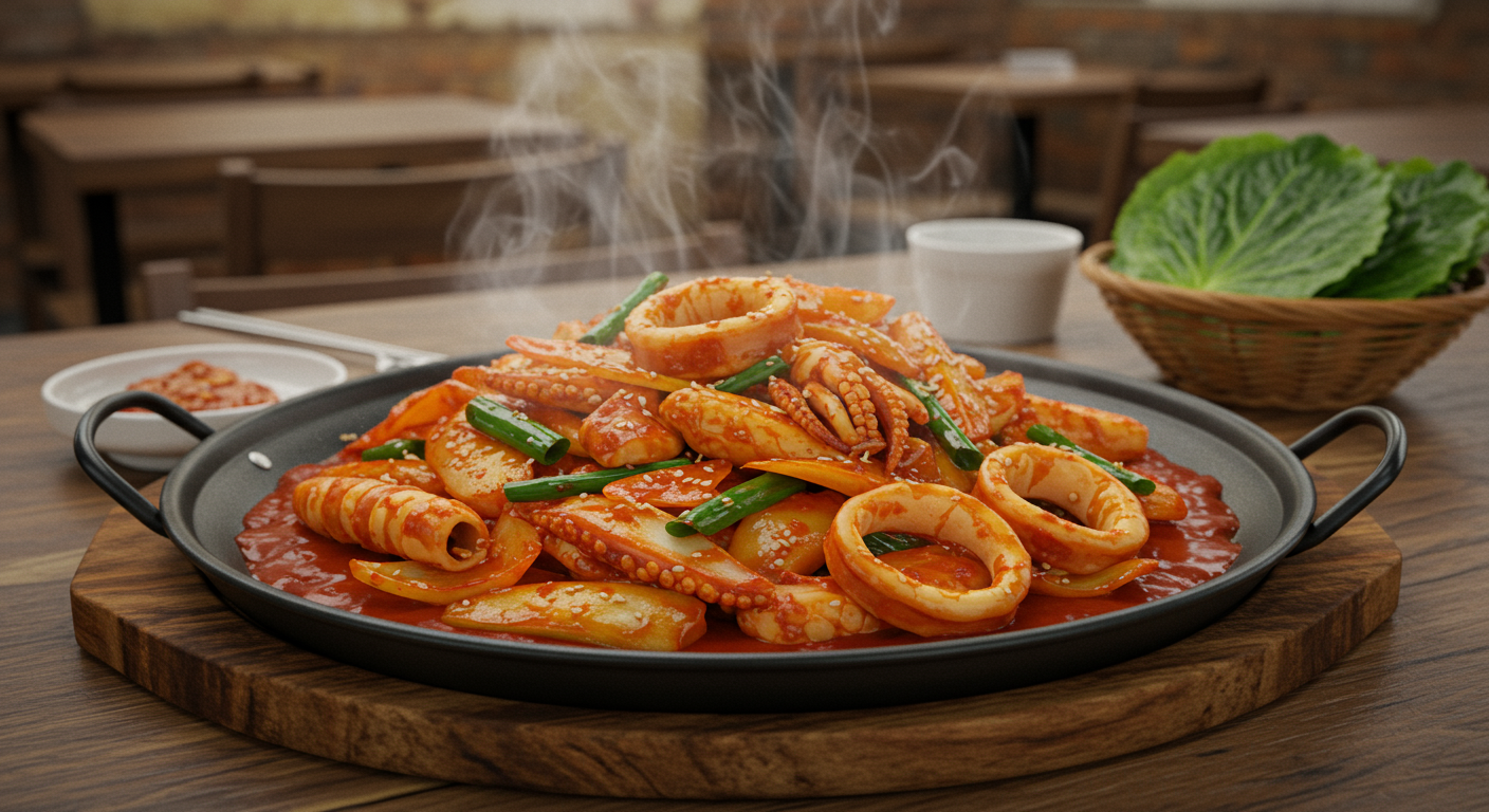 수원 오징어볶음, 왜 이렇게 인기 많아요?