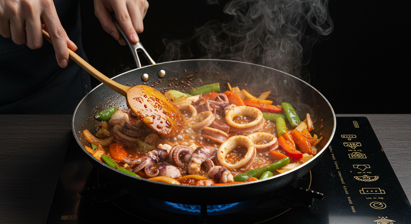 수원 오징어볶음의 특별한 맛 비결은?