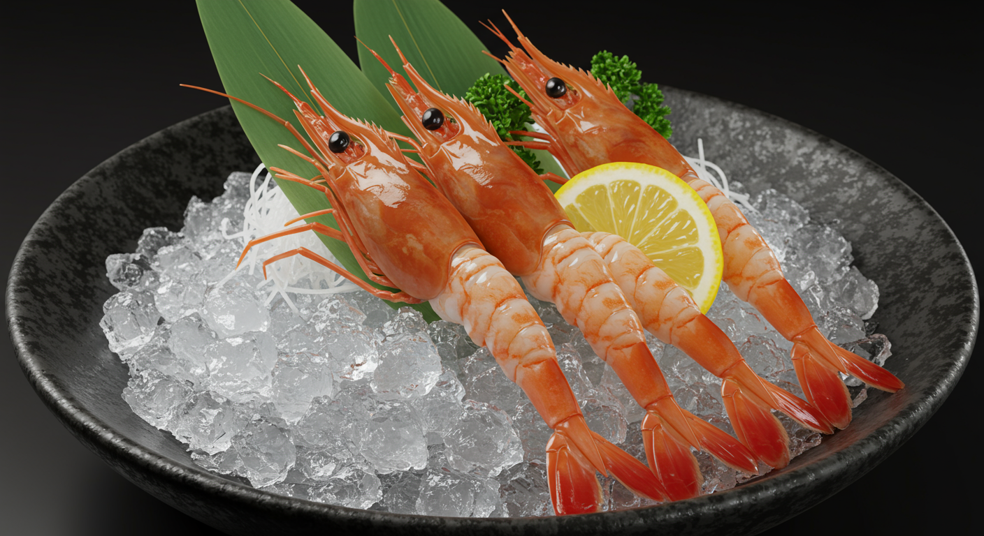 생물 달마새우의 신선도와 맛의 차별성