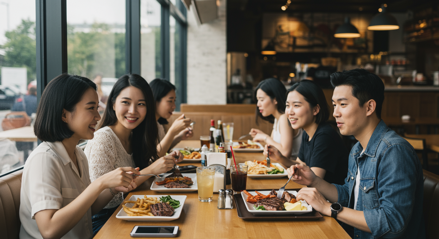 아웃백 런치 시간