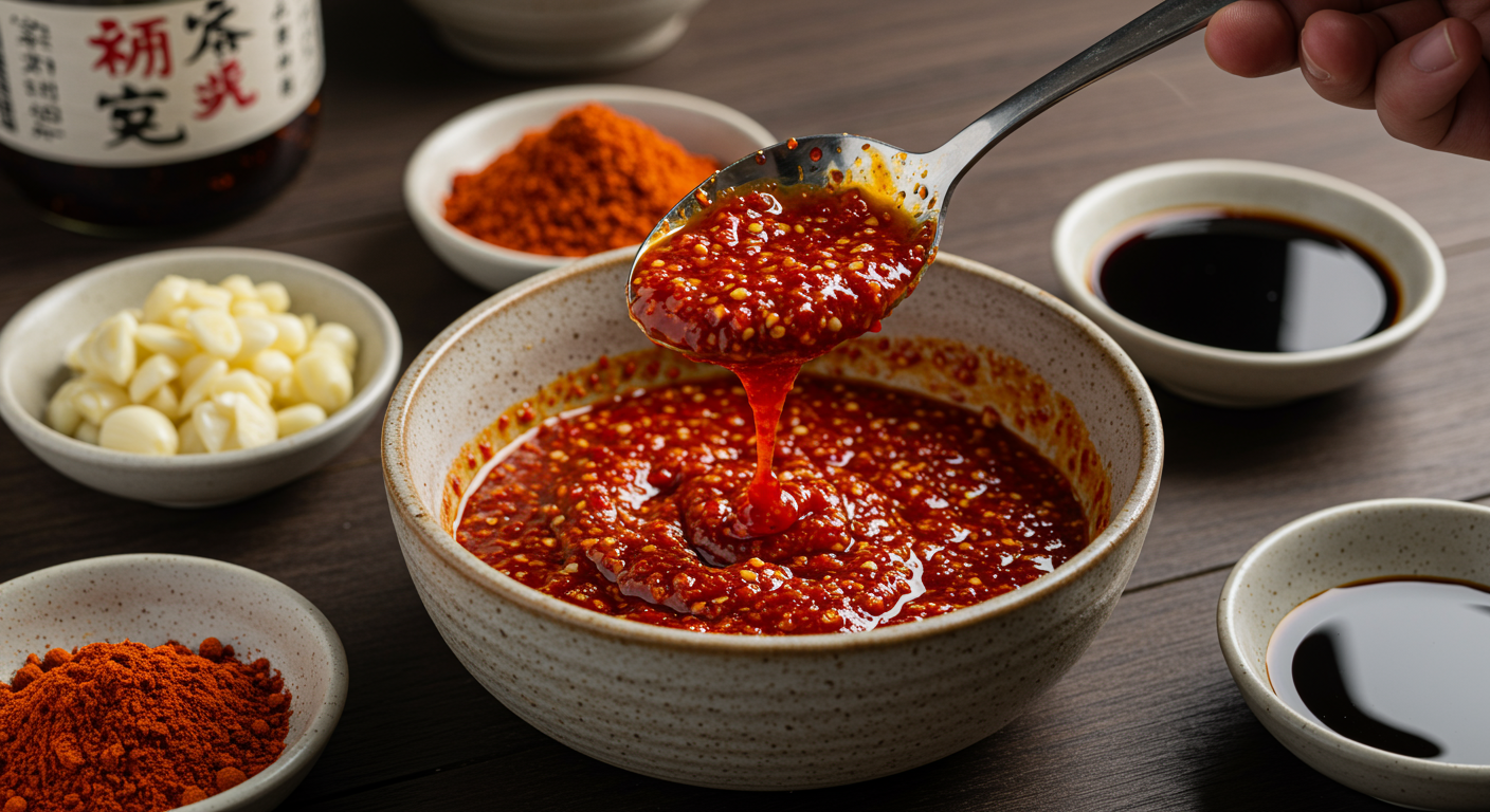 감칠맛 폭발! 빨간콩나물무침 양념장 레시피 대공개
