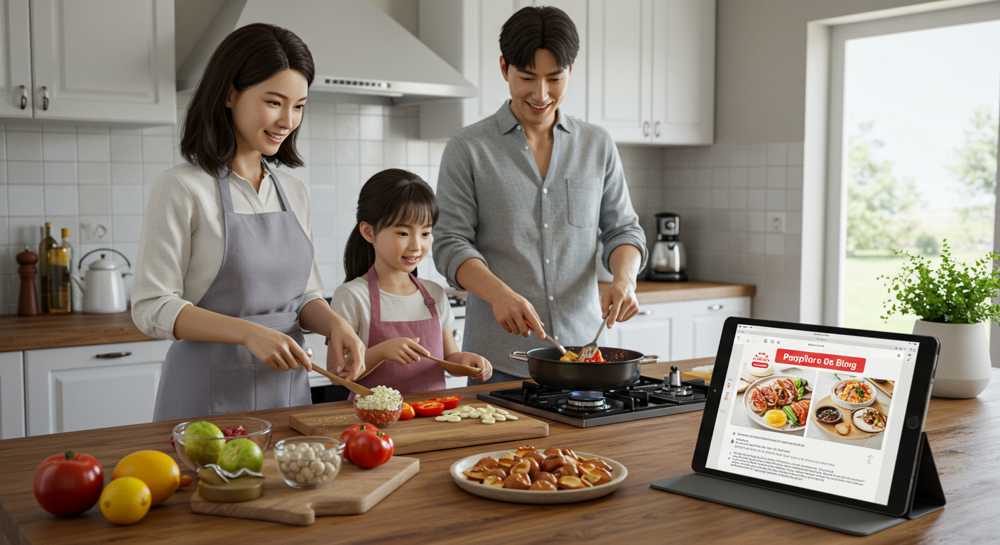 요리 레시피 블로그, 왜 인기가 많을까요?