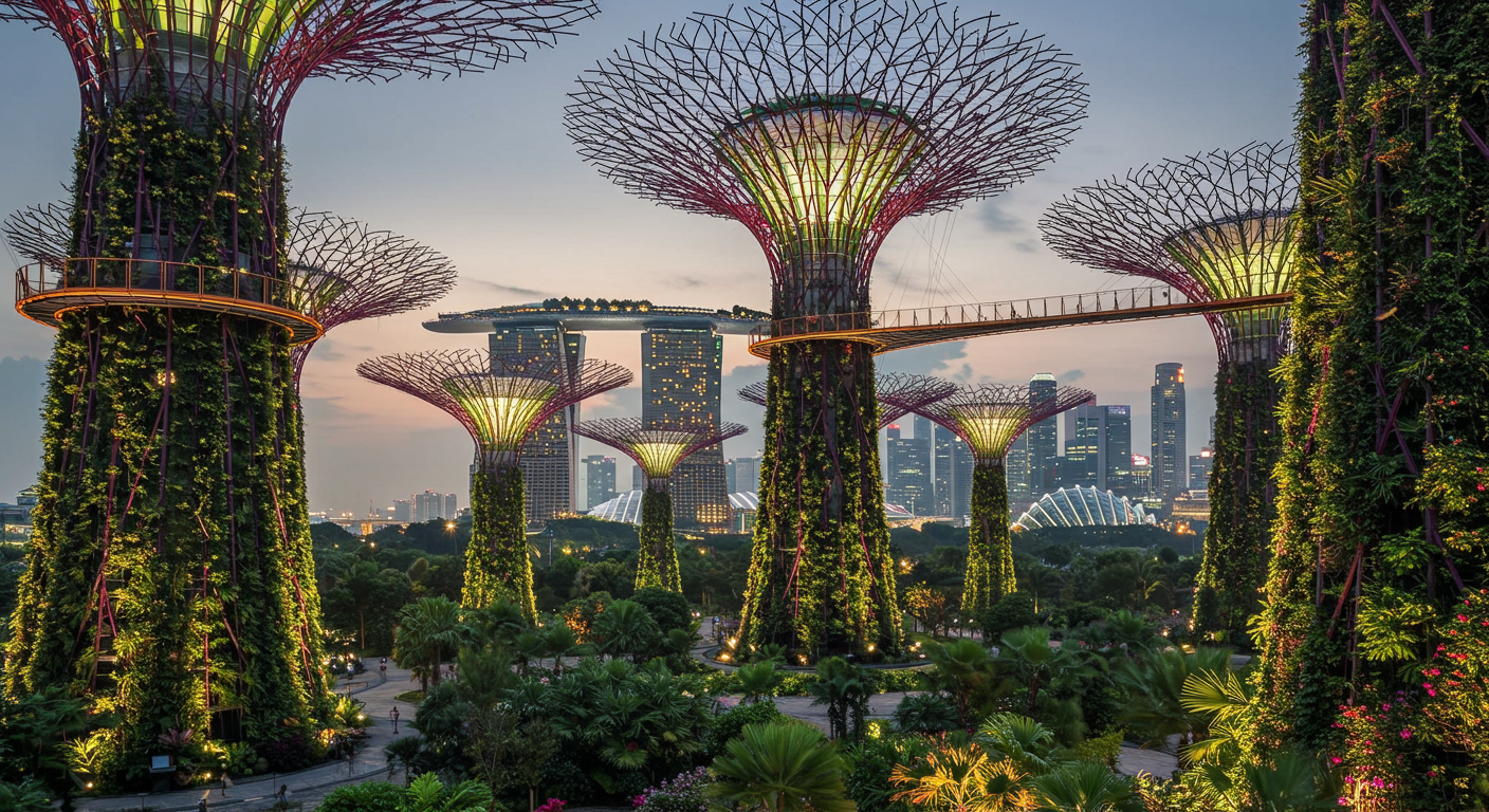 자연과 미래의 만남, 가든스 바이 더 베이 탐험